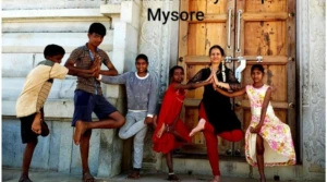 March -2017-Kallahalli Mysore-ChildrensGroup Yoga