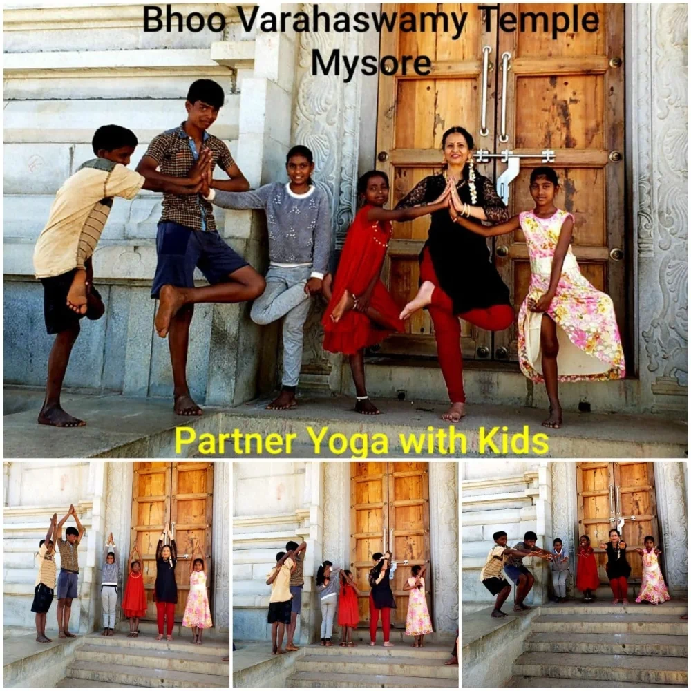 YoganandaSwamy Temple -kids social yoga
